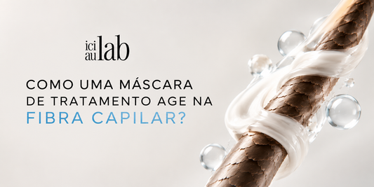 Como uma máscara de tratamento capilar age na fibra