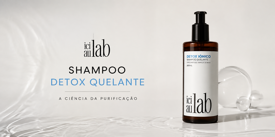 Shampoo Detox Quelante ICI AU LAB: a ciência da purificação